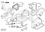 Bosch 0 601 753 903 Gws 23-180 J Angle Grinder 230 V / Eu Spare Parts